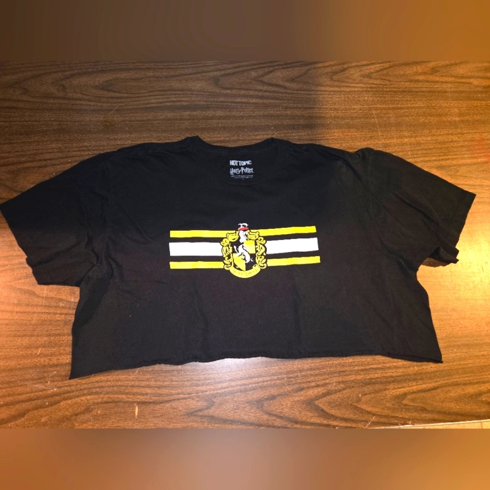 Harry Potter Hufflepuff House Crop Top